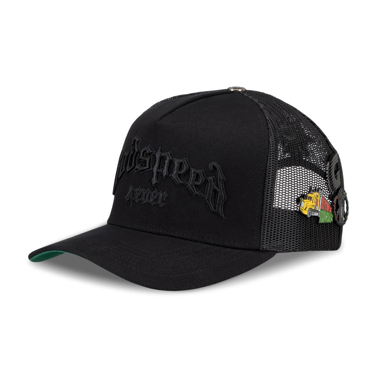 Godspeed GS FOREVER TRUCKER HAT (Black on Black)