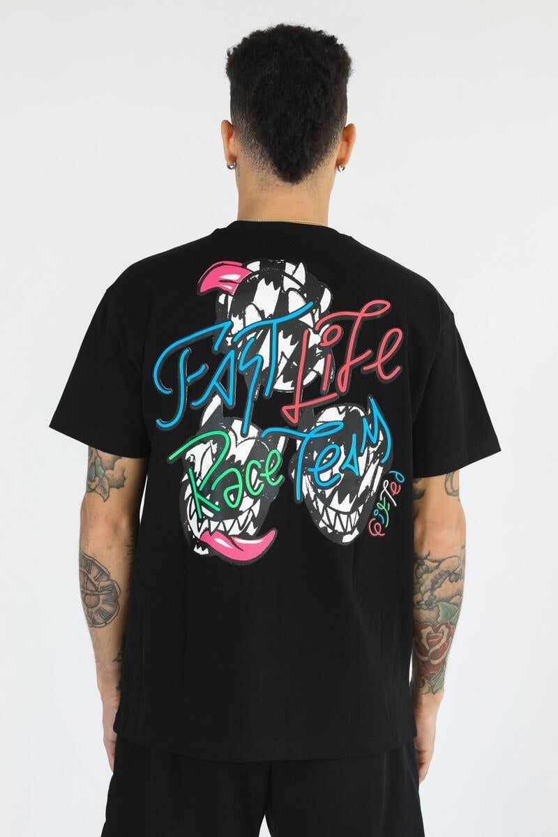 Gftd Fast Life Black T-Shirt