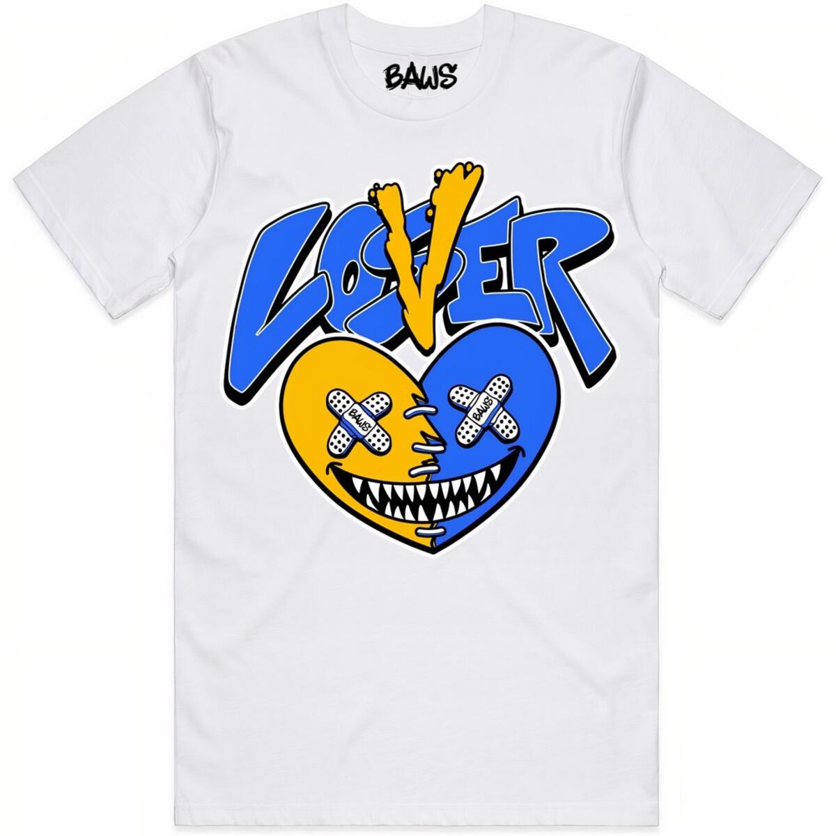 BAWS LANEY LOVER LOSER WHITE BAWS T-SHIRT