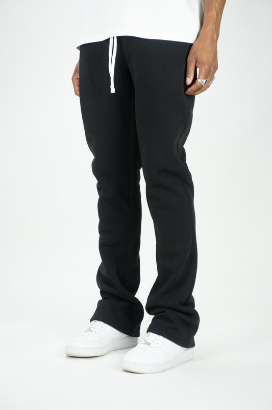 Rebel Minds Fleece Black Flare Stacked