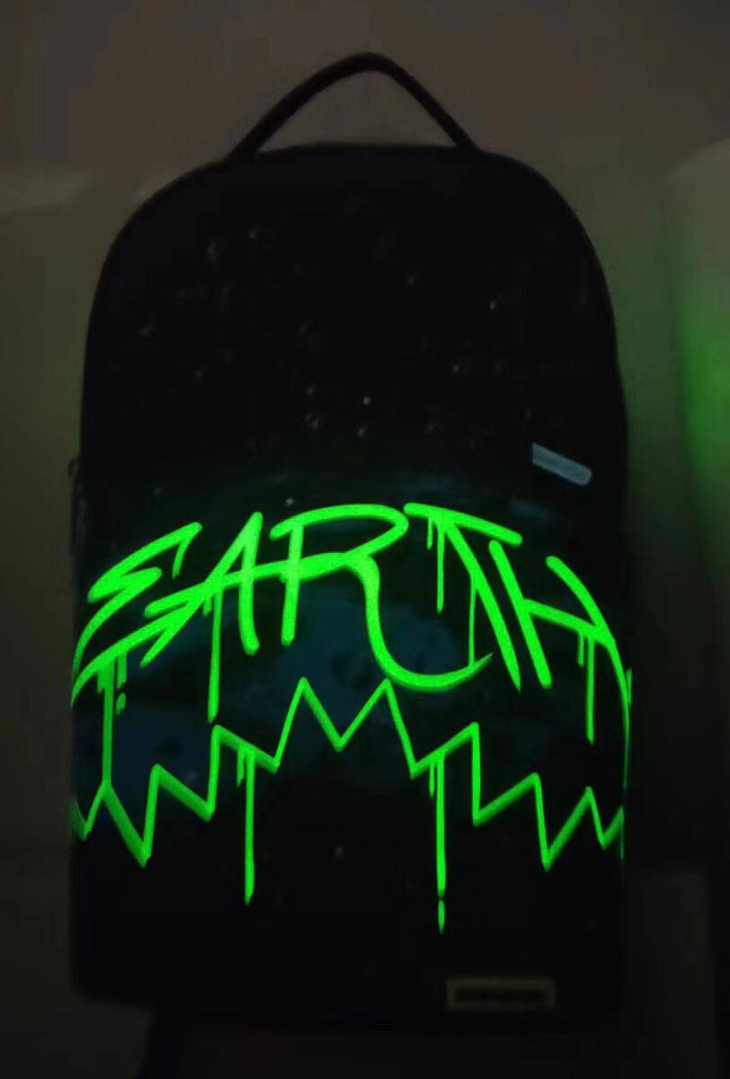 SPRAYGROUND EARTH DAY GLOW IN THE DARK BACKPACK
