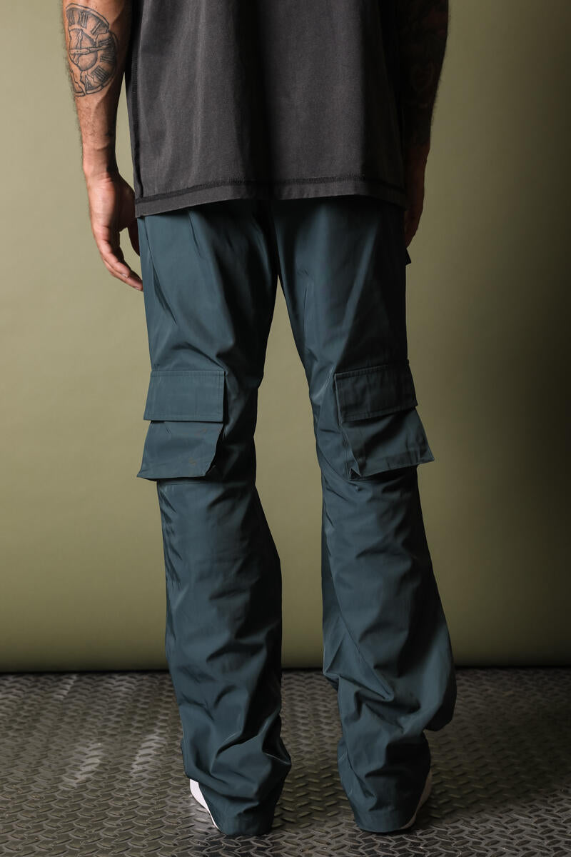 Gftd La Portor Blue Stacked Pants