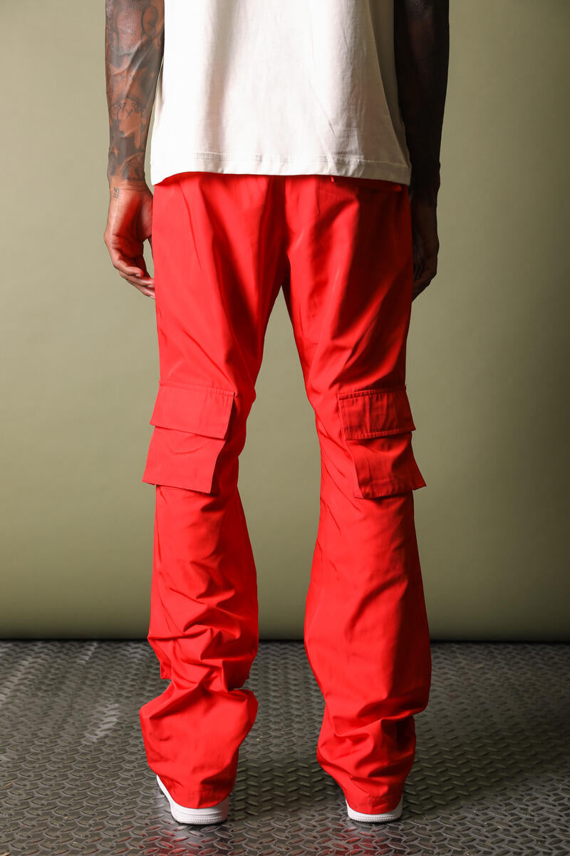 Gftd La Portor Red Stacked Pants