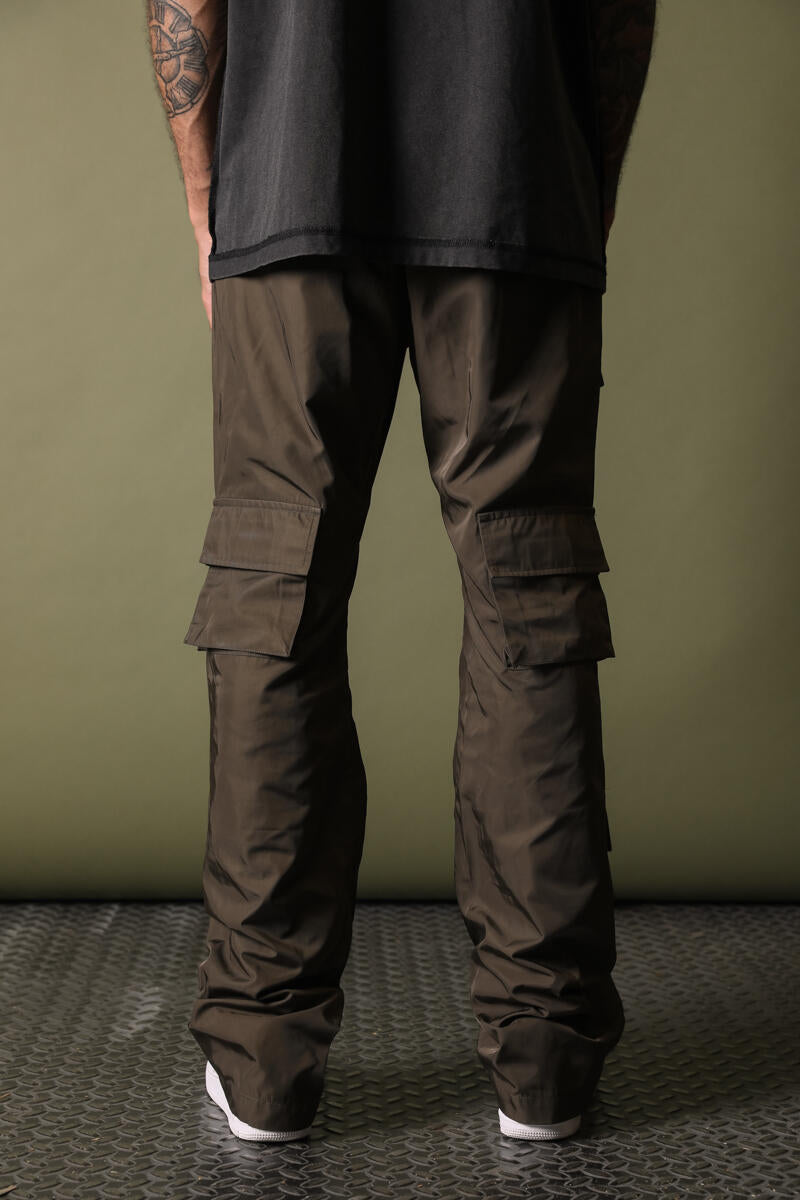 Gftd La Portor Olive Stacked Pants