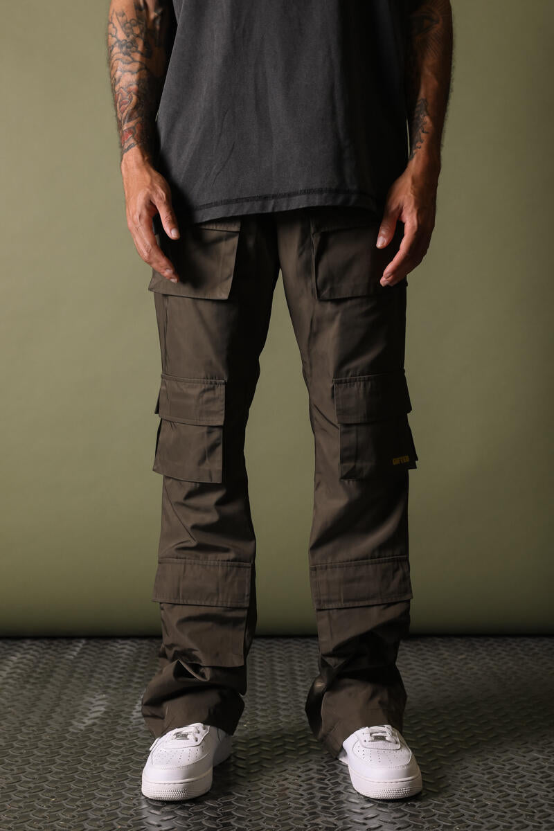 Gftd La Portor Olive Stacked Pants