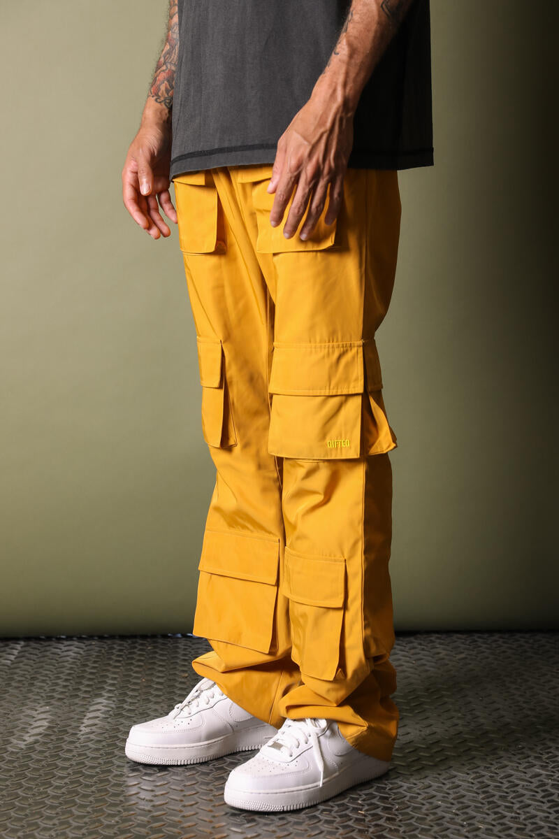 Gftd La Portor Yellow Stacked Pants