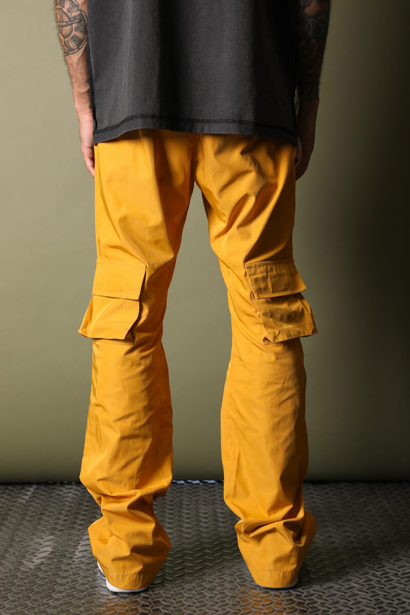 Gftd La Portor Yellow Stacked Pants