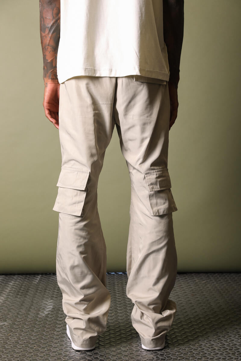 Gftd La Portor Bone  Stacked Pants