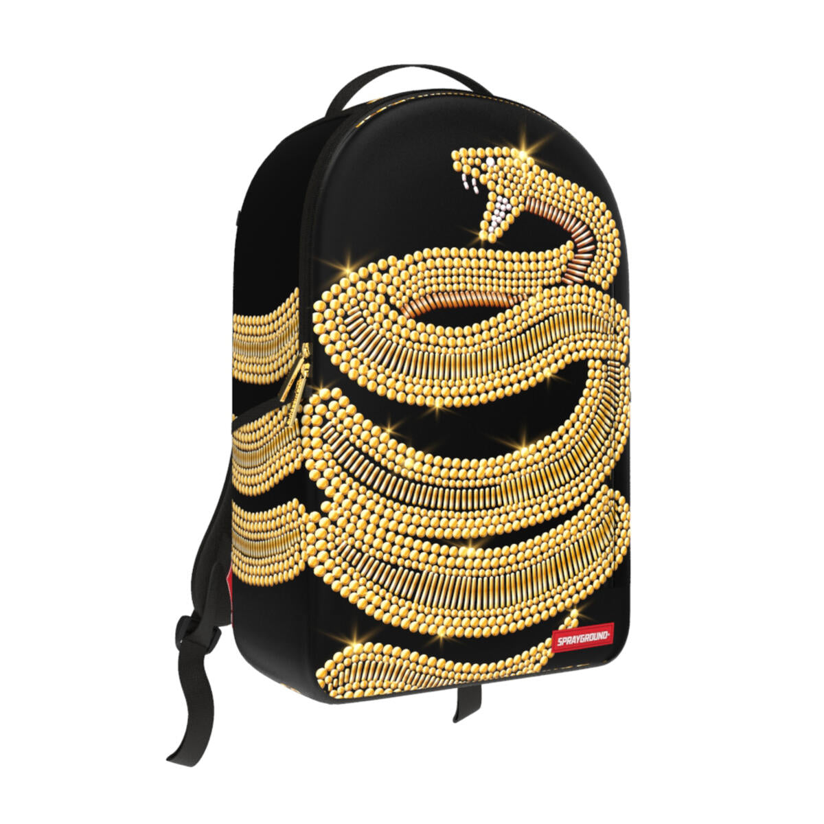 Sprayground Gold Sequin Snack  Backpack