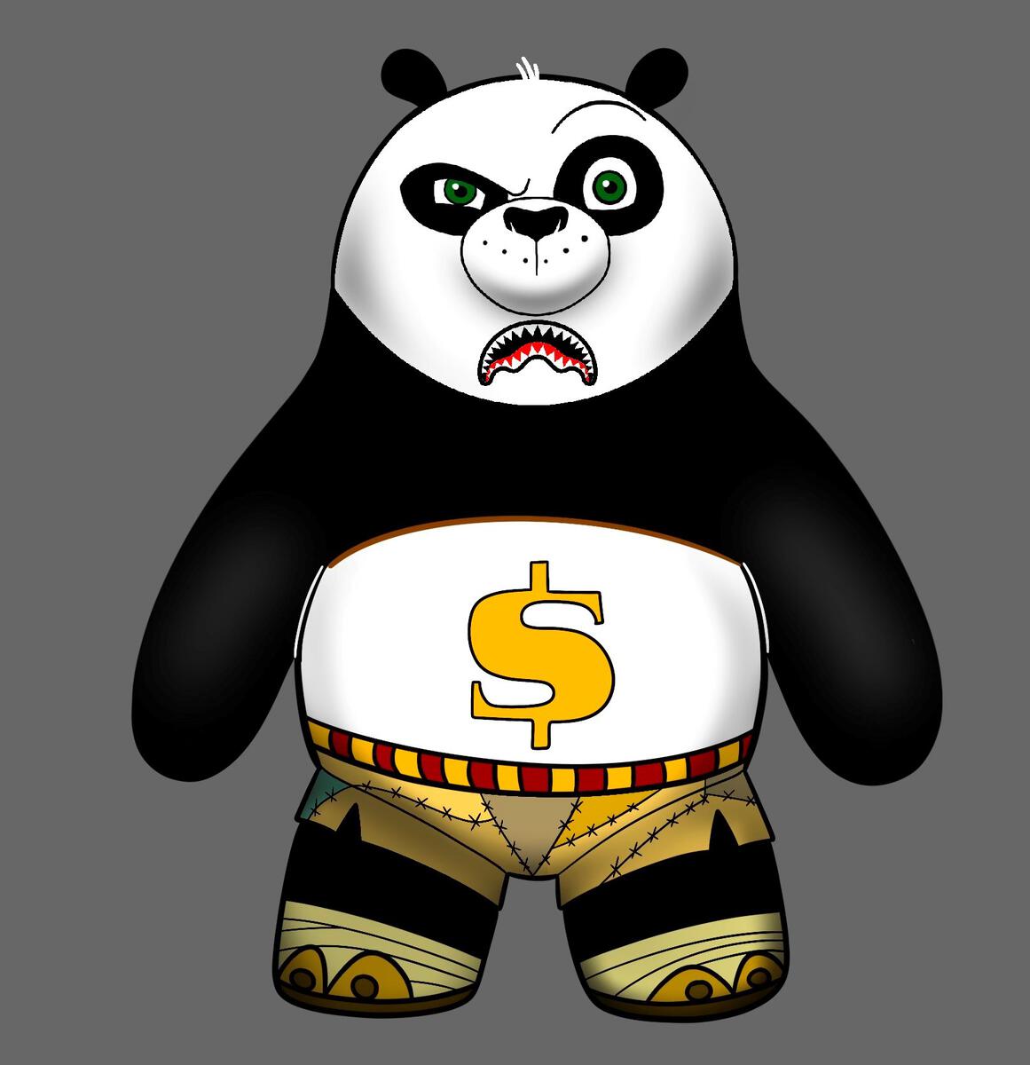 Sprayground Kung Fu MoneyBear