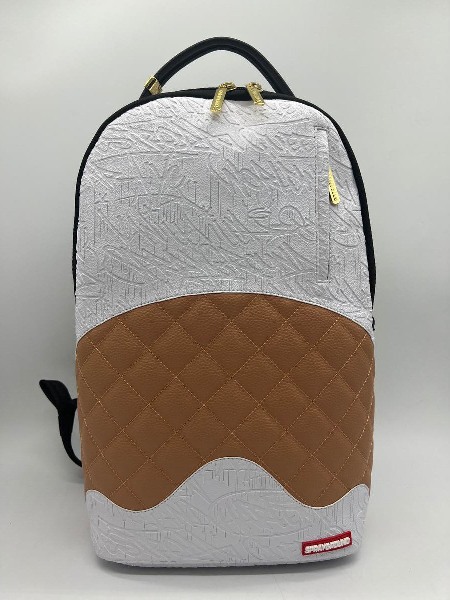 Sprayground Paris Embossed Cognac Backpack