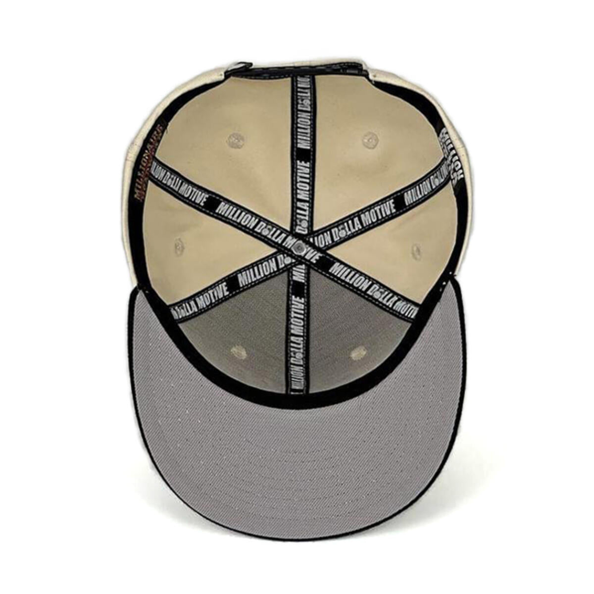 Million Dolla Motive Milli Crew - Natural Sail Snapback Caps