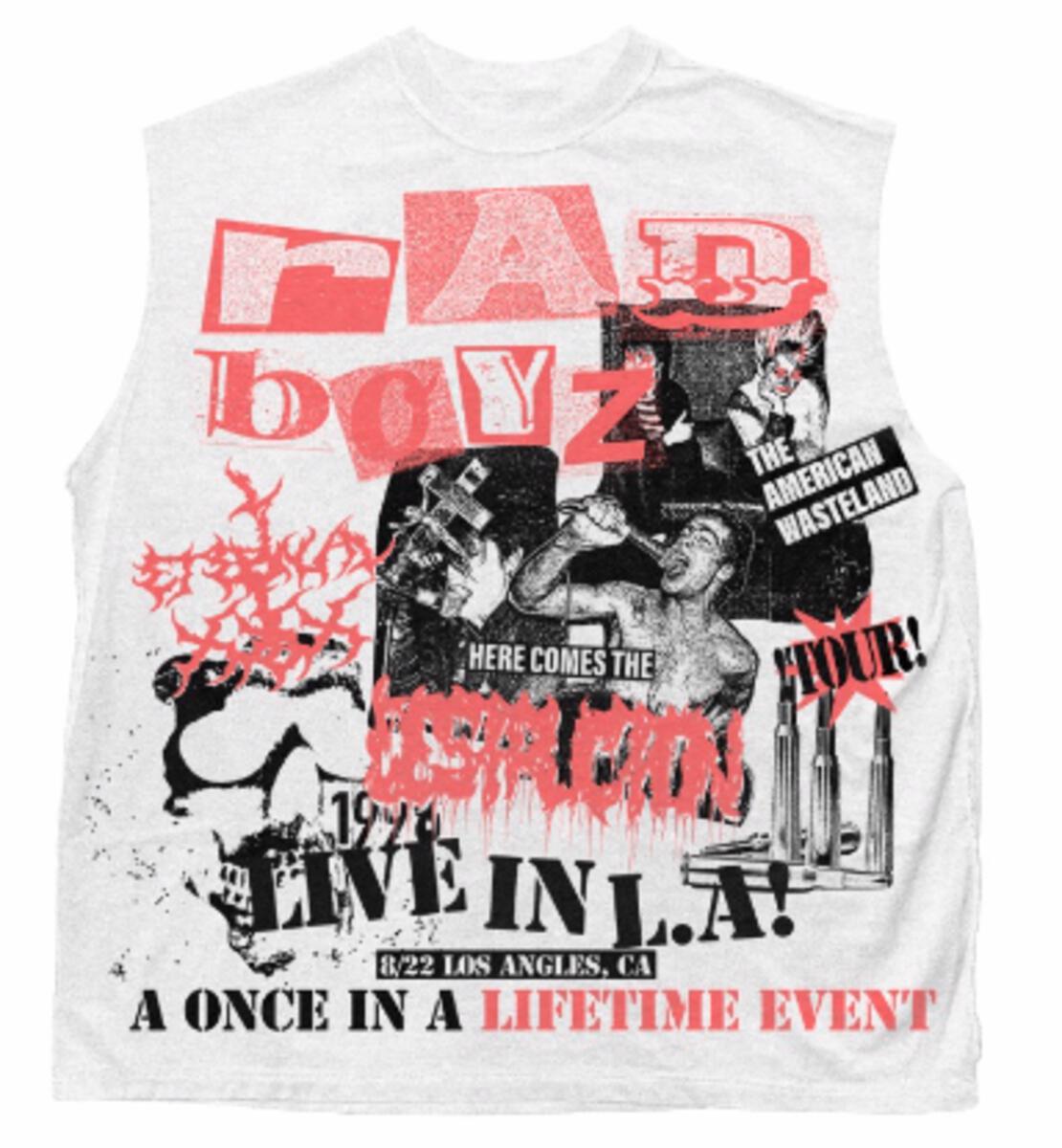 Rad Boyz Live In L.a Over Size White
