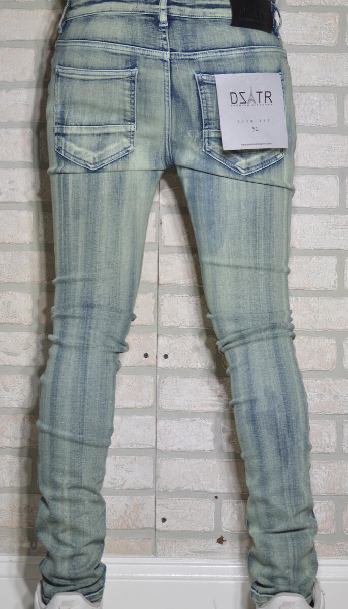 Disaster Super Stretch Denim - Skinny Tinted Ripped