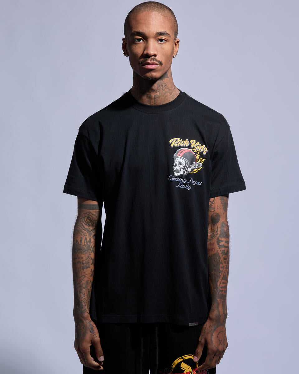 Rich Kids Custom Black T-shirt