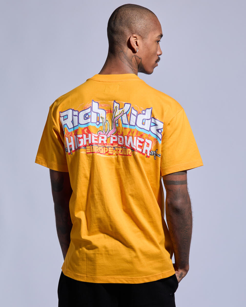 Rich Kids Higher Power Orange T-shirt