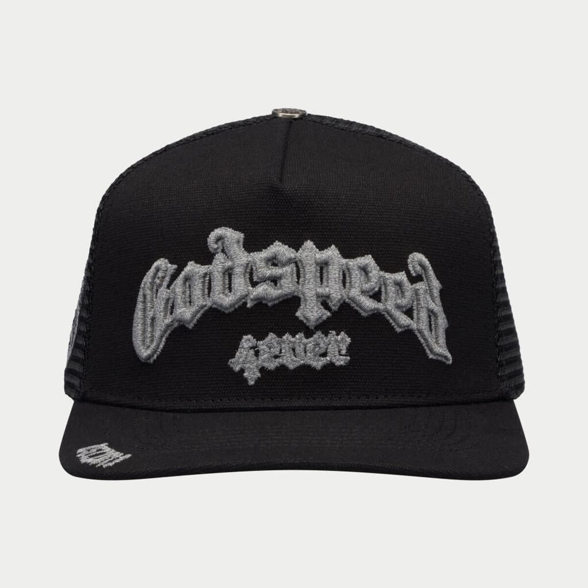 Godspeed GS FOREVER TRUCKER HAT ( Black & Grey Reflective  )