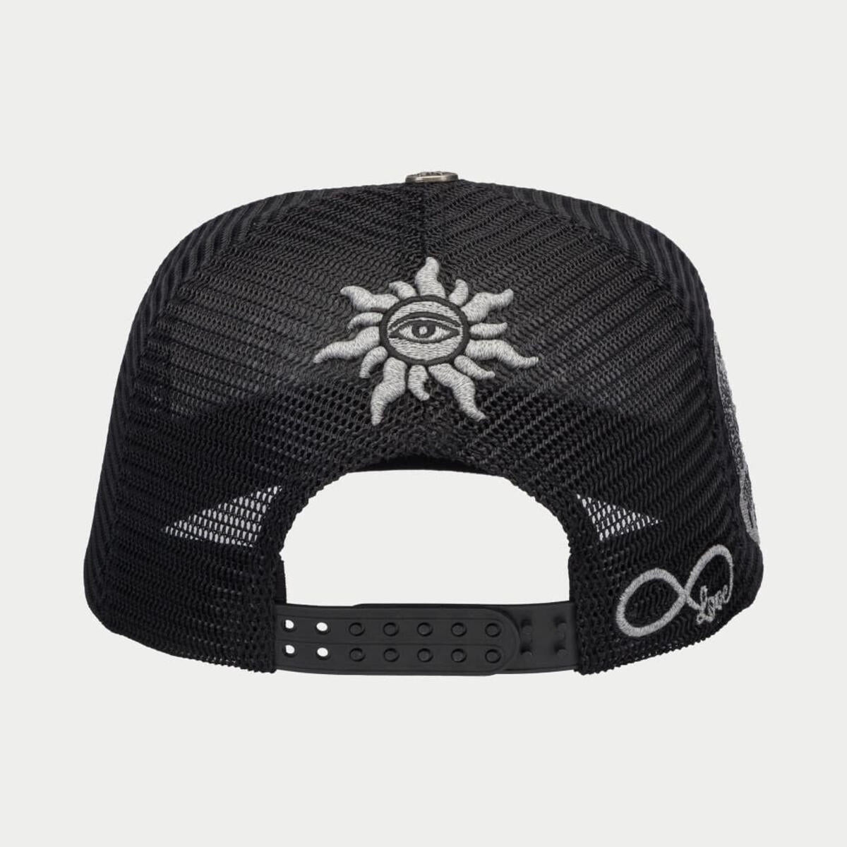 Godspeed GS FOREVER TRUCKER HAT ( Black & Grey Reflective  )