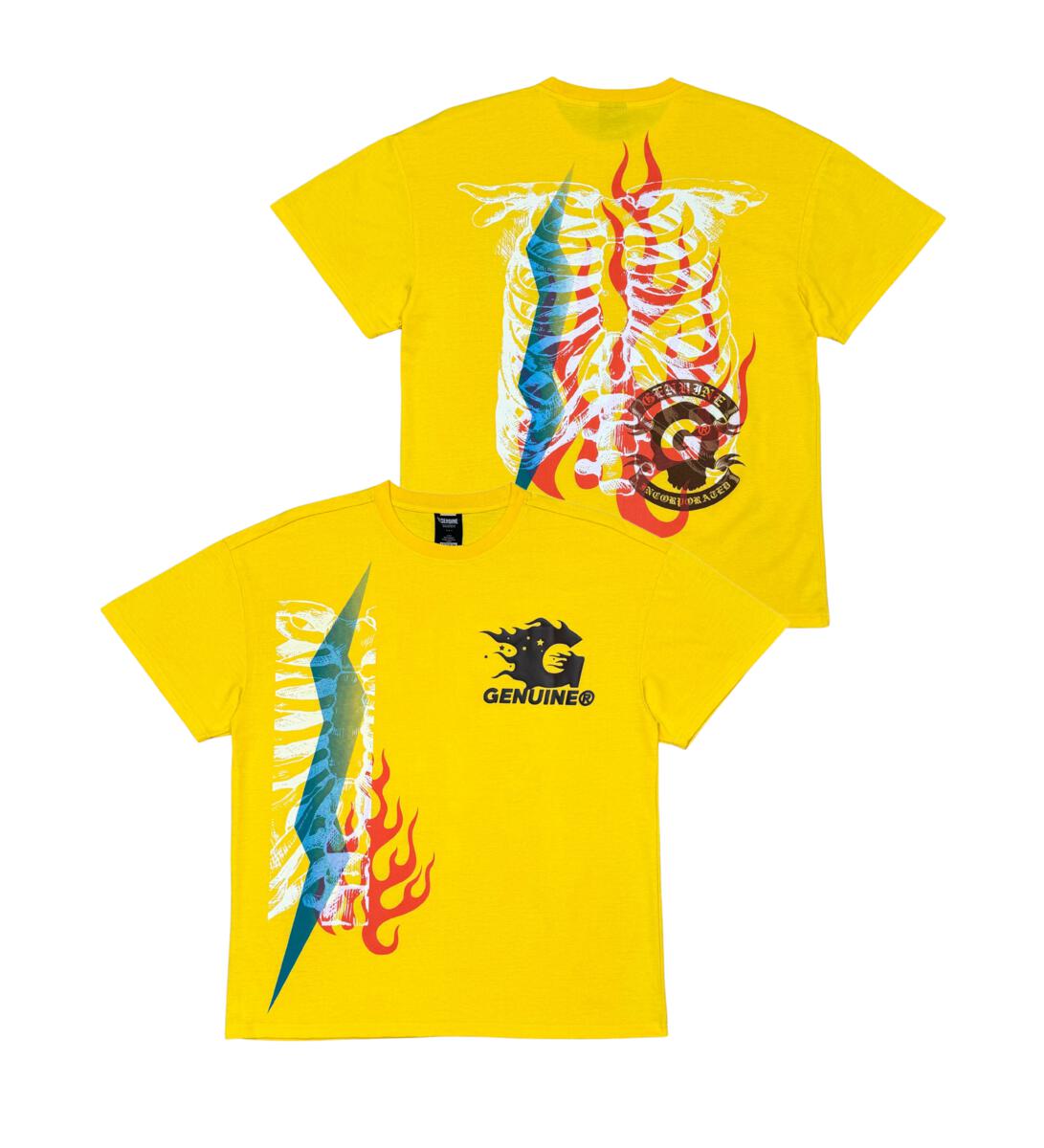 Genuine Vertebral Column Yellow T-shirt