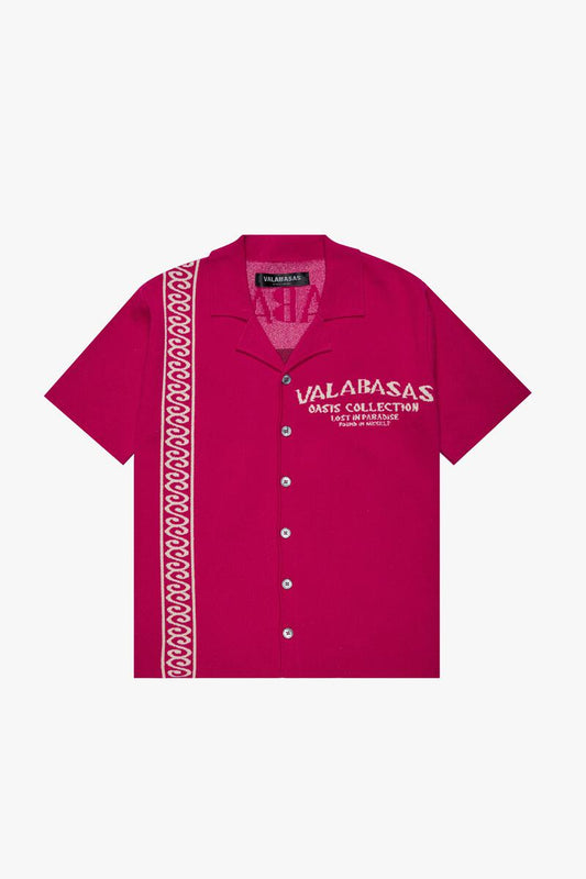 Valabasas "Los Palmas" Pink Button-Down