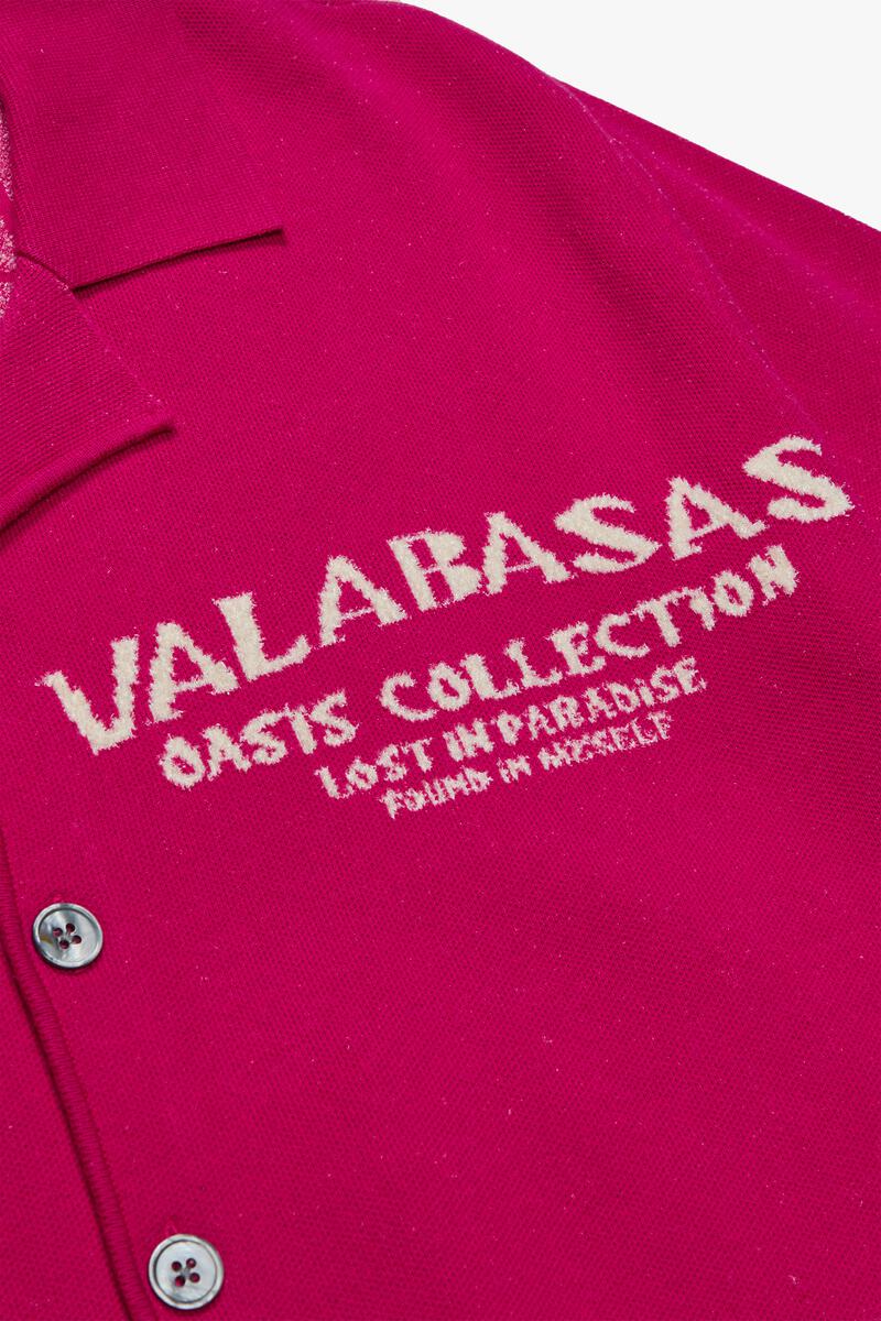 Valabasas "Los Palmas" Pink Button-Down