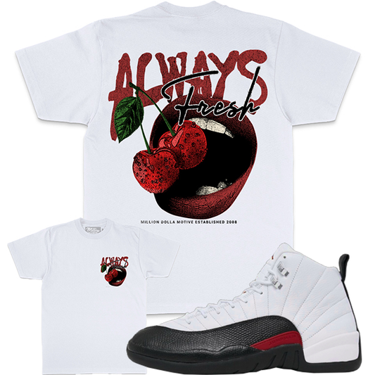 Million Dolla Motive ((Always Fresh Cherries - White T-Shirts)