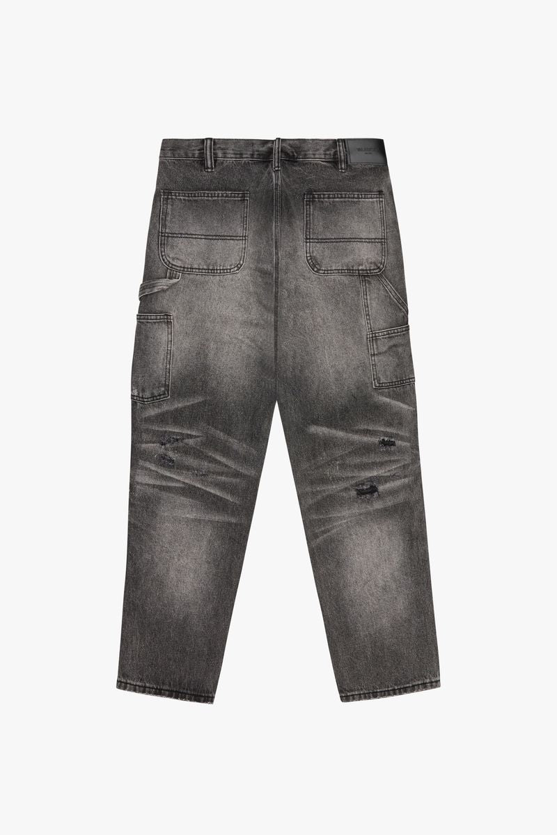 Valabasas "Hersir" Grey Wash Baggy Denim Jeans