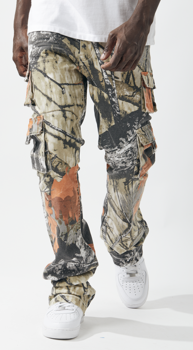 Kindred Camo Cargo Autumn  Stacked Flare Jeans