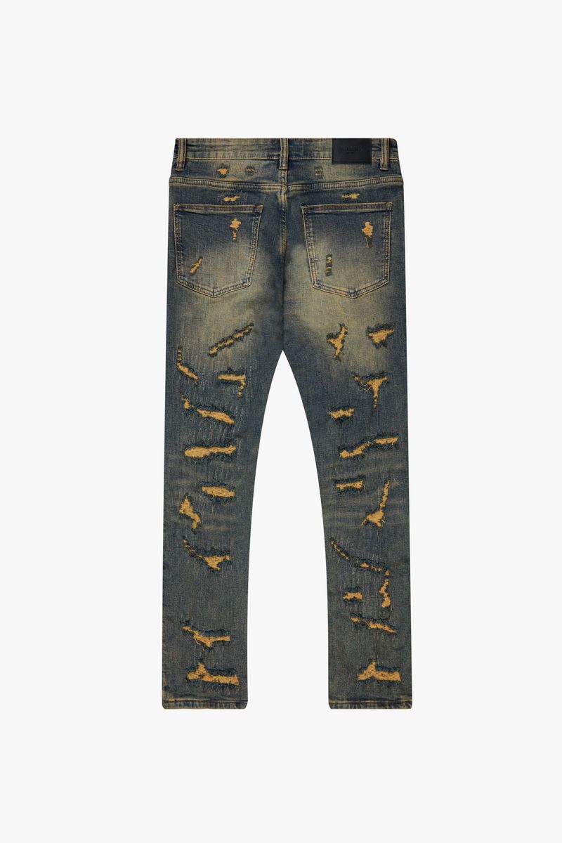 VALABASAS “Tearaway” Skinny Jean - Dark Vintage Wash