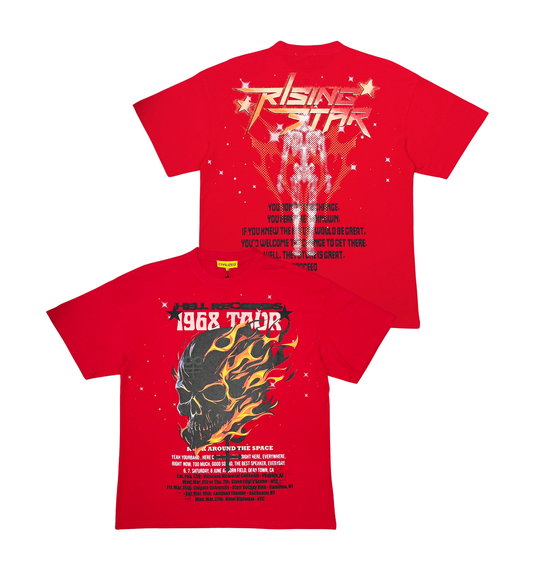 Civilized Rising Star 1968 Tour Tee Red