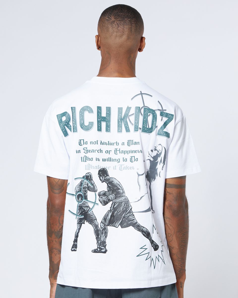 Rich Kids Whatever It Takes White T-shirt