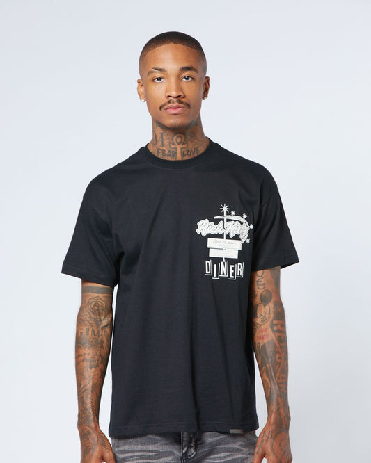 Rich Kids Luxury Diner Black T-shirt