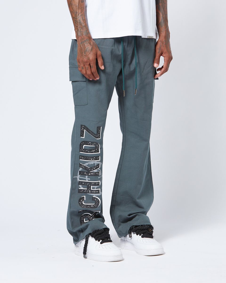 Rich Kids Blue  Stacked Flare Pants