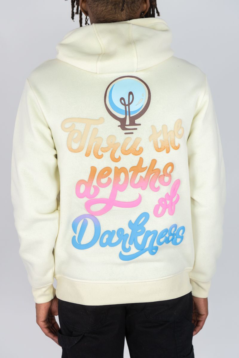 Rebel Minds Follow The Light Cream Pull Over Hoodie