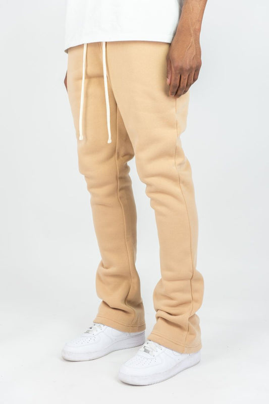 REBEL Rebel Minds Fleece Flare Beige Stacked
