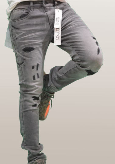 Disaster Super Stretch Denim - Slim Fit - Grey