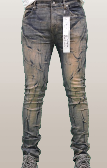 Disaster Super Stretch Denim - Slim Fit - Brown Tagpin