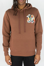 Rebel Minds Blissed Fleece Brown Hoodie Big & Tall