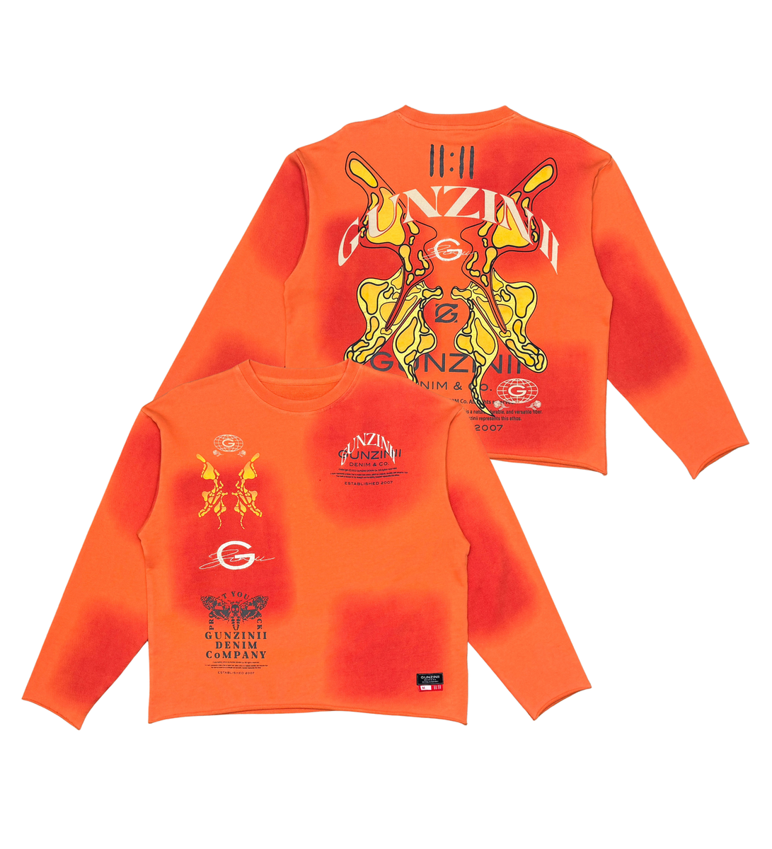 Gunzinii Crop Crew Orange