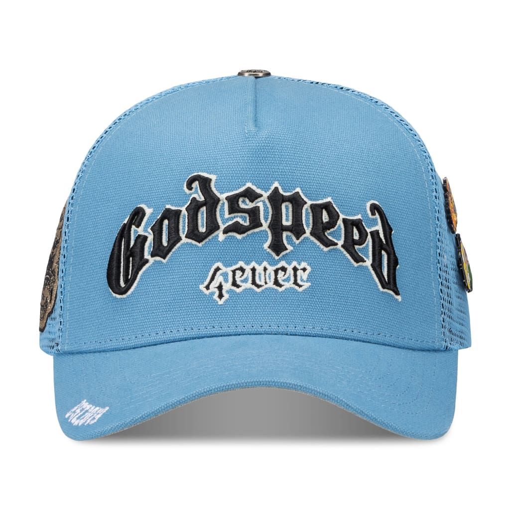 Godspeed GS FOREVER TRUCKER HAT ( Sky Blue )