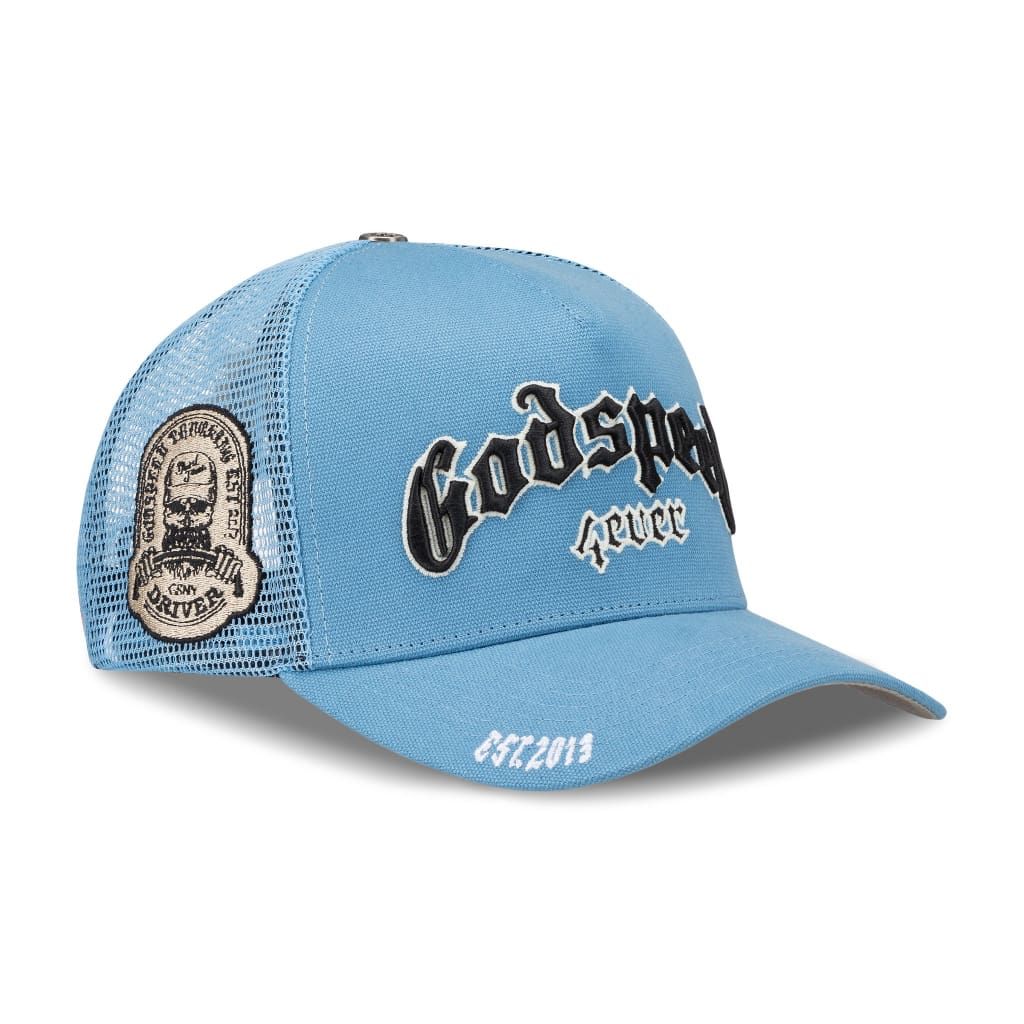 Godspeed GS FOREVER TRUCKER HAT ( Sky Blue )