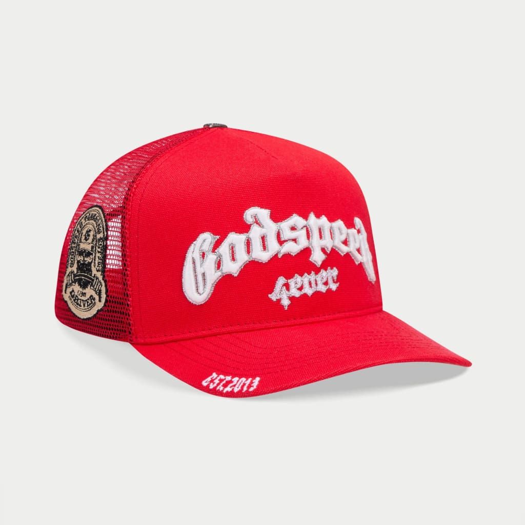 Godspeed GS FOREVER TRUCKER HAT (Red Cherry)