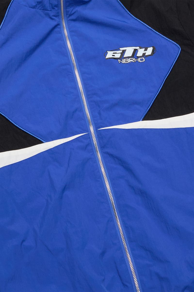 6th Nbrhd "Fifty/seven"  Nylon Set White/Royal Blue