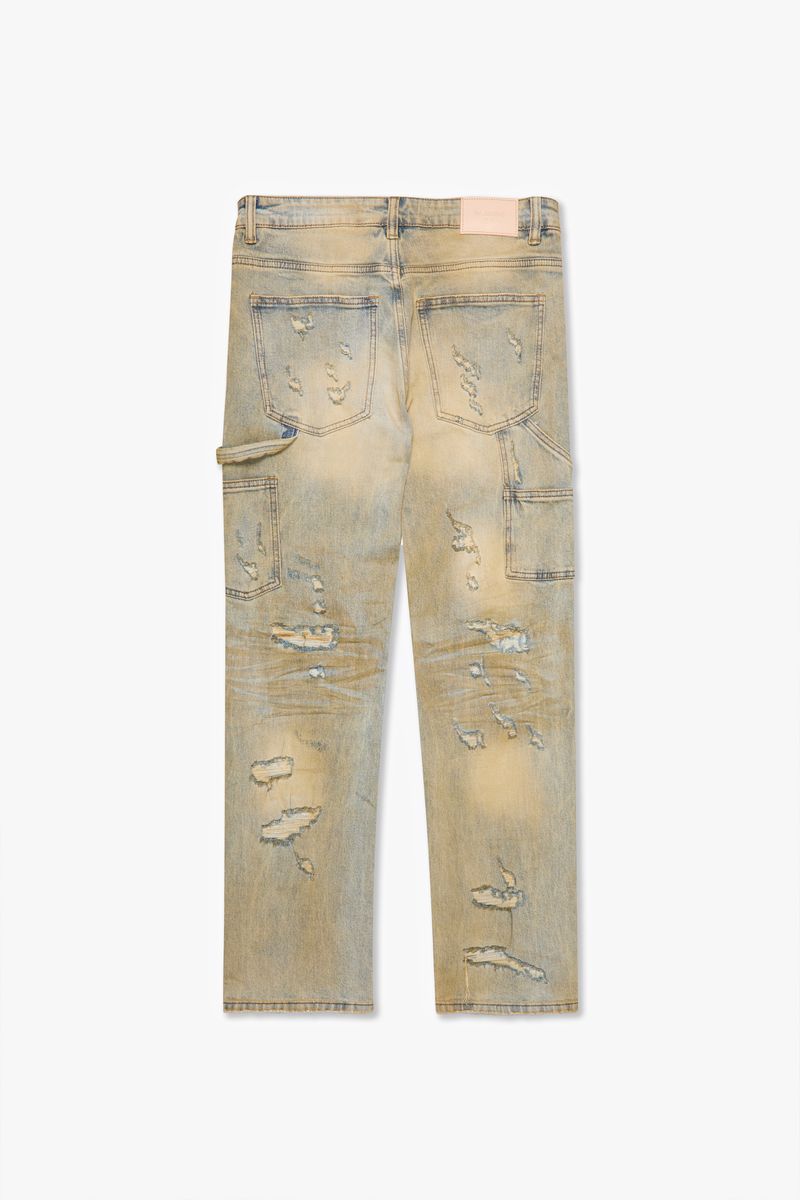 Valabasas "Caesar" Light Vintage Wash Skinny Jeans (VLBS-SR-21)