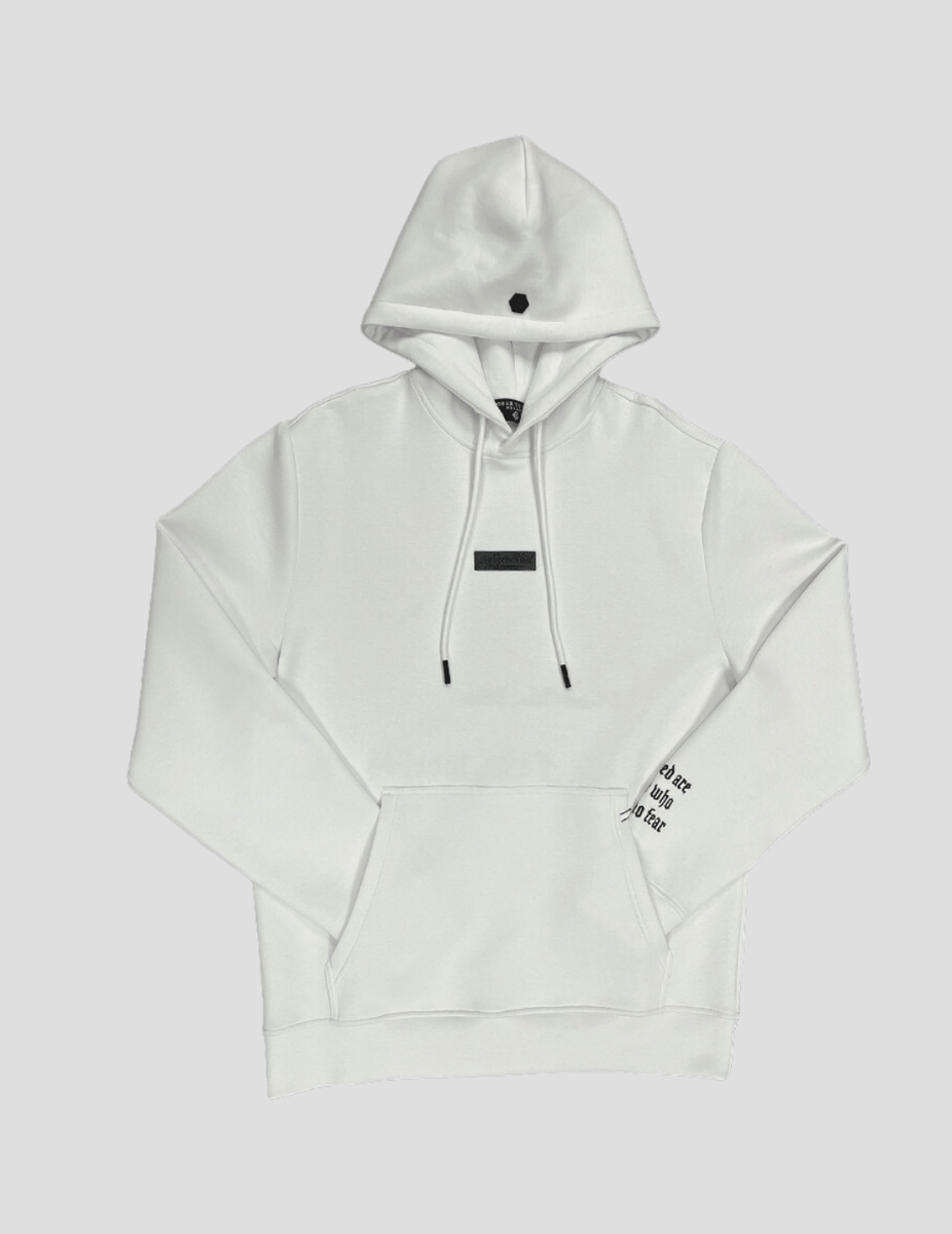 Roberto Vino Milano Fake World Hoodie White