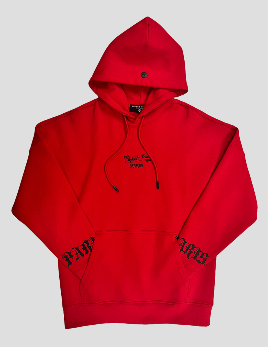 Roberto Vino Milano Paris Hoodie Red