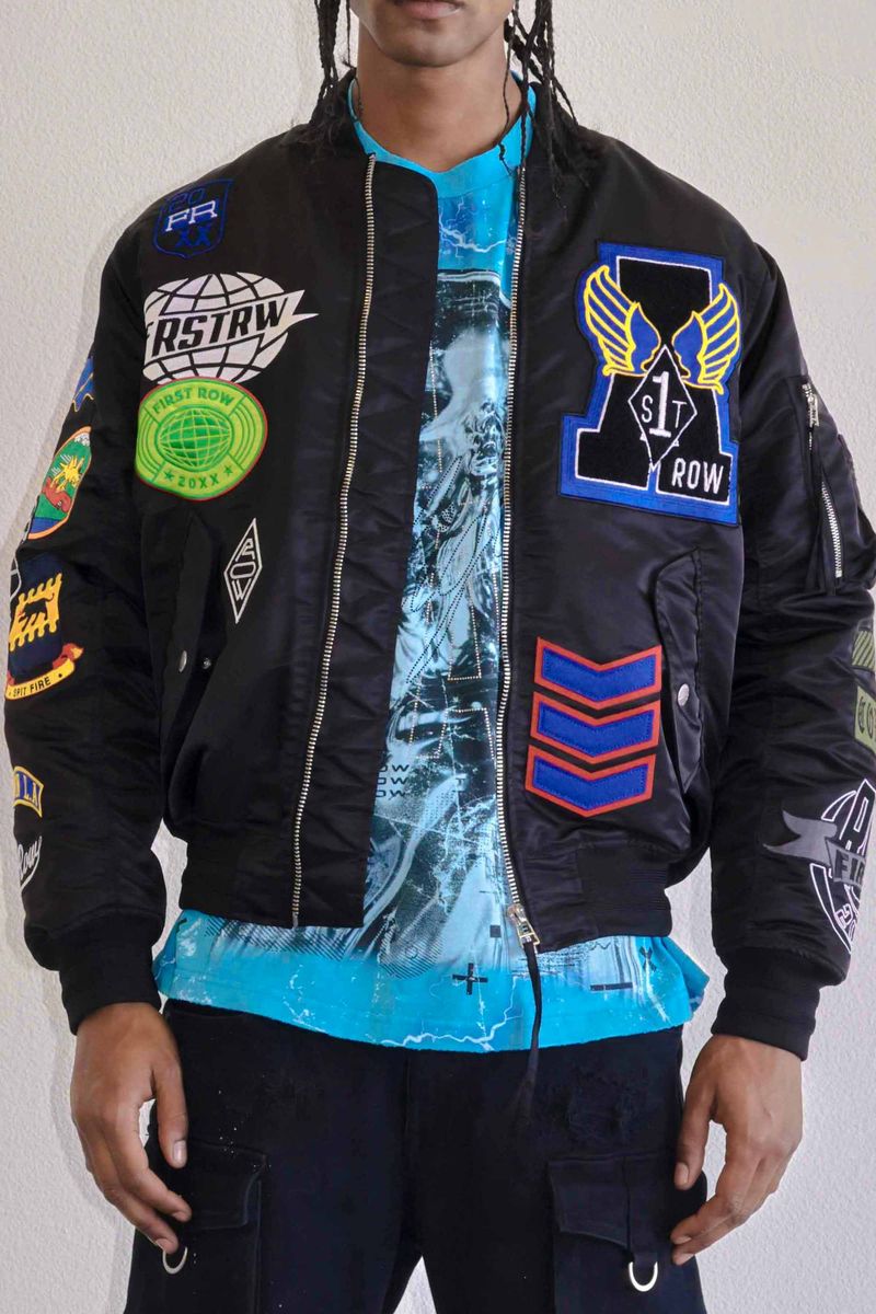 First Row Coexist Multi Patches "Black Jacket "