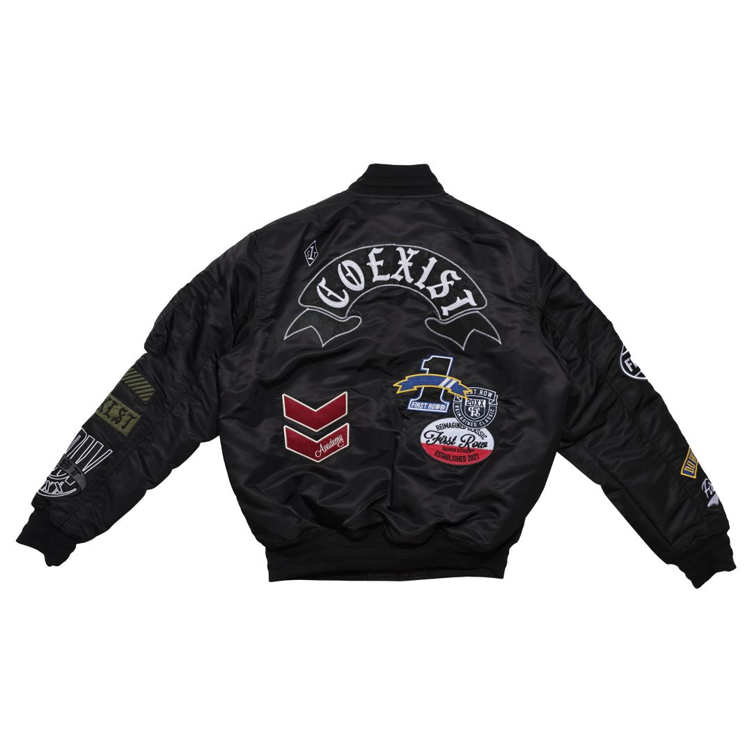 First Row Coexist Multi Patches "Black Jacket "