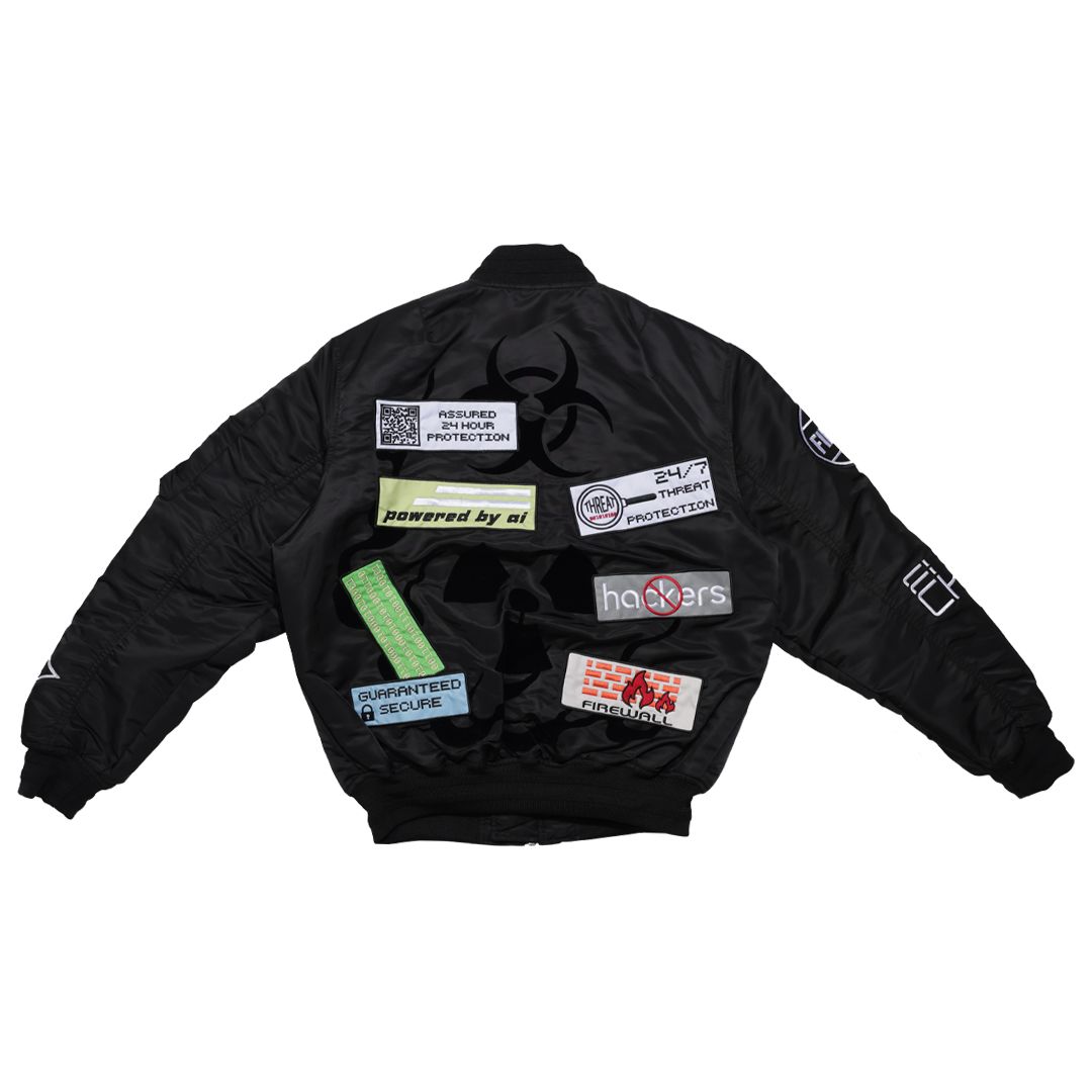 First Row Caution Multi Patches "Black Jacket "