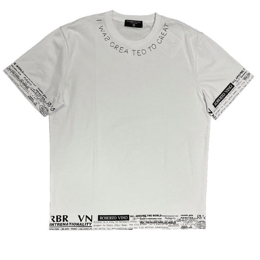 Roberto Vino Milano Created White T-Shirt